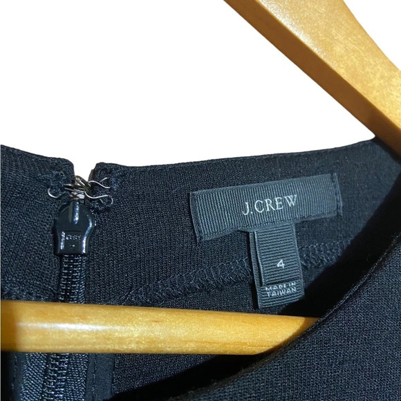 J Crew Classic Black Dress Size 4‎ Style 04085 - Picture 4 of 5